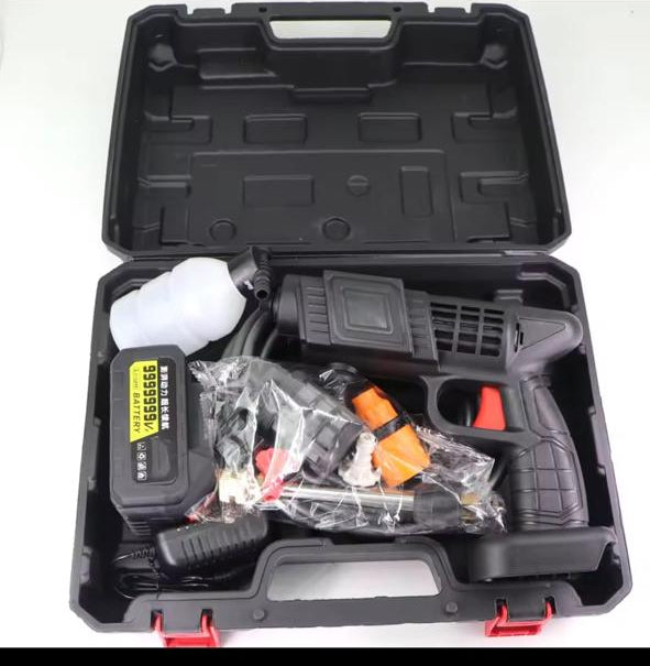Rechargeable High Pressure Washer Car Gun  Cleaning Wall Floor Solar Panel Cleaning Electric Spray Pump