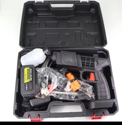 Rechargeable High Pressure Washer Car Gun  Cleaning Wall Floor Solar Panel Cleaning Electric Spray Pump